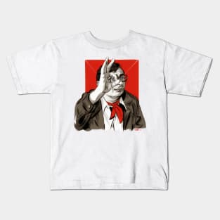 Claude Chabrol - An illustration by Paul Cemmick Kids T-Shirt